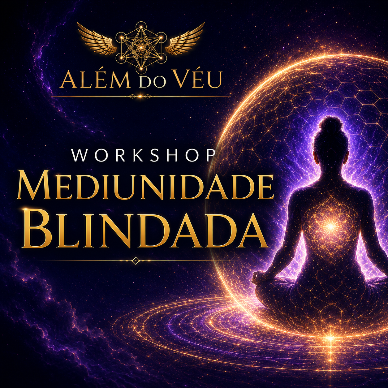 Capa do Workshop Mediunidade Blindada com Kamylla Camboim